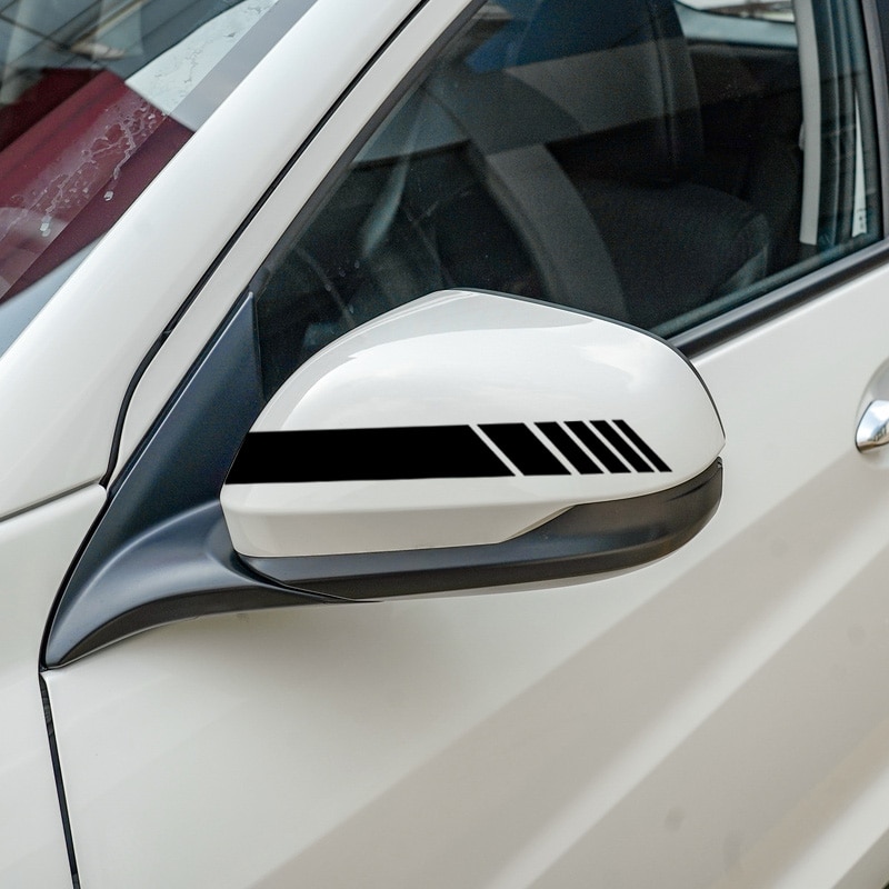 2 stk bil-styling sidespejle striber reflekterende klistermærker til hyundai tucson solaris  i30 creta  ix35 i40 ix20 veloster