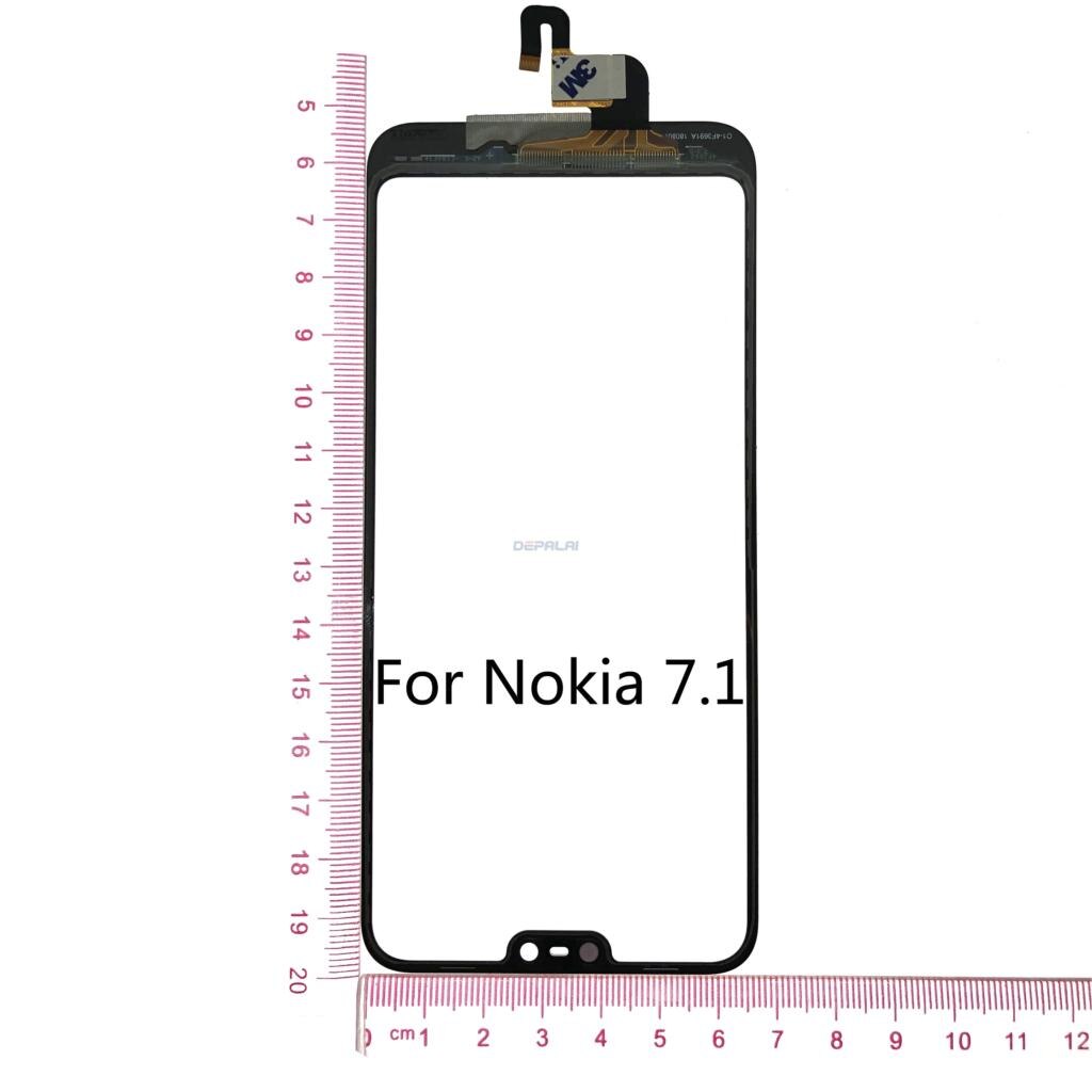 Para nokia 2.2 3.2 4.2 7.1 x6 6.1 plus para nokia 1 n1 telefone tela de toque digitador do painel vidro toque sensor montagem peças: For Nokia 7.1