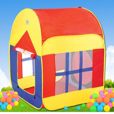 Ultralarge Kids Play Tent Vouwen Playhouse met 2 deuren Kinderen Waterdichte Outdoor Indoor Spelen Speelgoed Huis