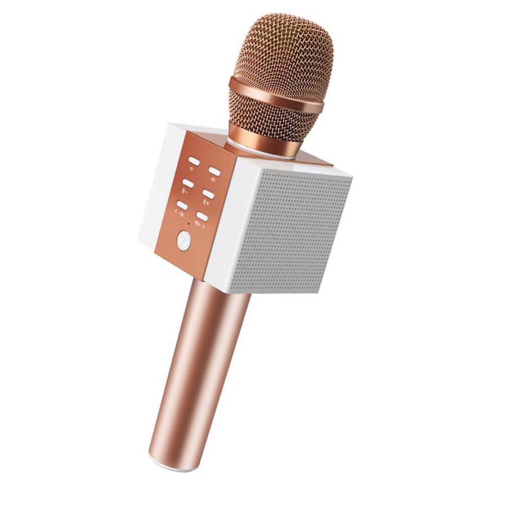 Draadloze Karaoke Microphonelouder Volume Meer Bas 3-In-1 Draagbare Handheld Dubbele Luidspreker Mic Machine