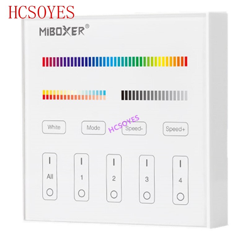 MIBOXER B0 B1 B2 B3 B4 B8 4 zones 8 zones 2.4GHz sans fil WIFI panneau tactile gradateur/RGBW/RGB + CCT LED télécommande intelligente
