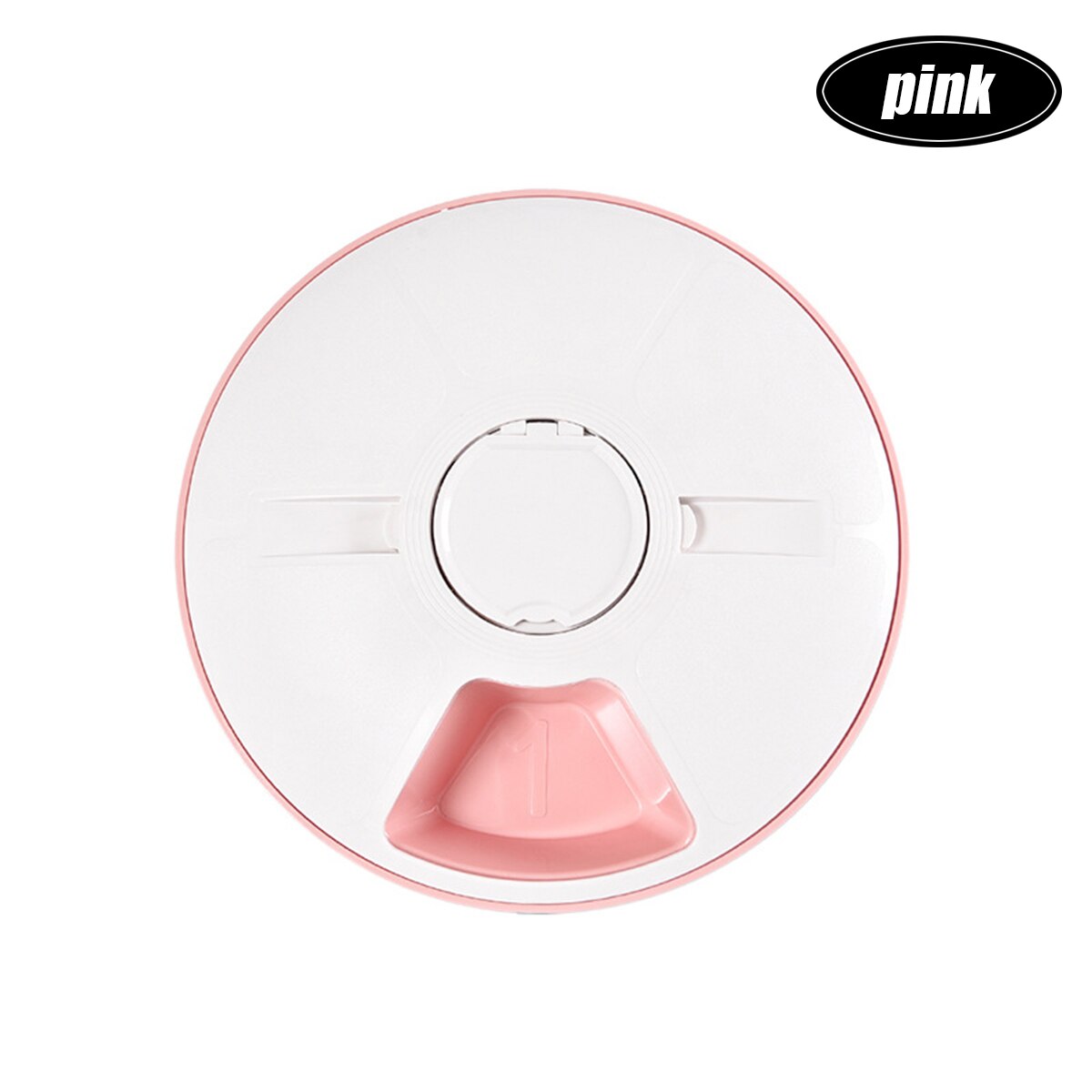 Automatic Pet battery Timing Feeder 6 Grids Food Compartments Dog Cat Small Pet Electric Dry Wet Food Dispenser 24h Timer