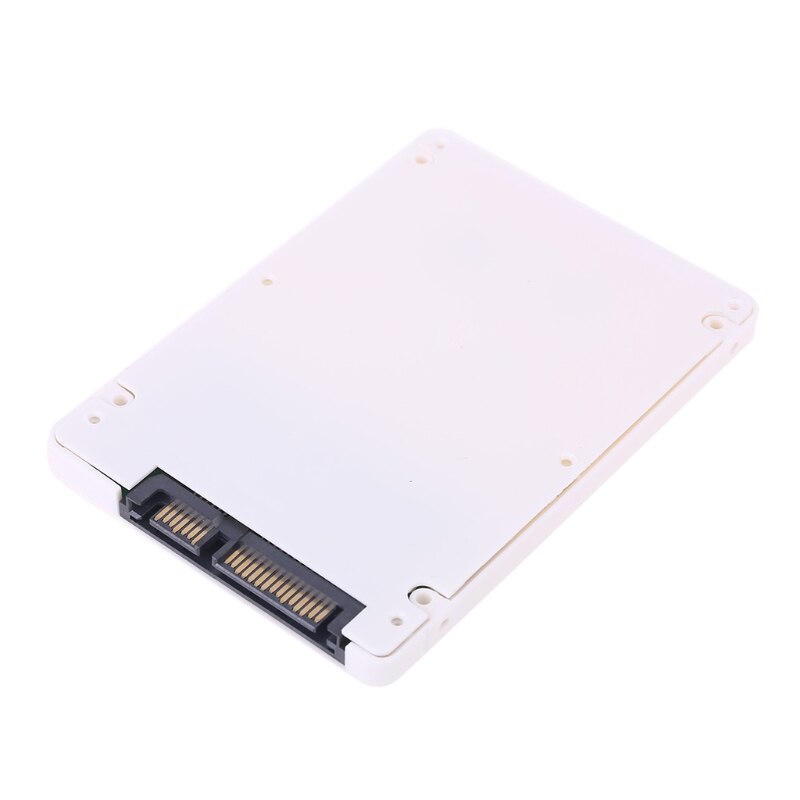 7mm mSATA SSD à 2.5 pouces SATA adaptateur boîtier convertisseur plastique boîtier de disque dur boîtier de disque dur externe