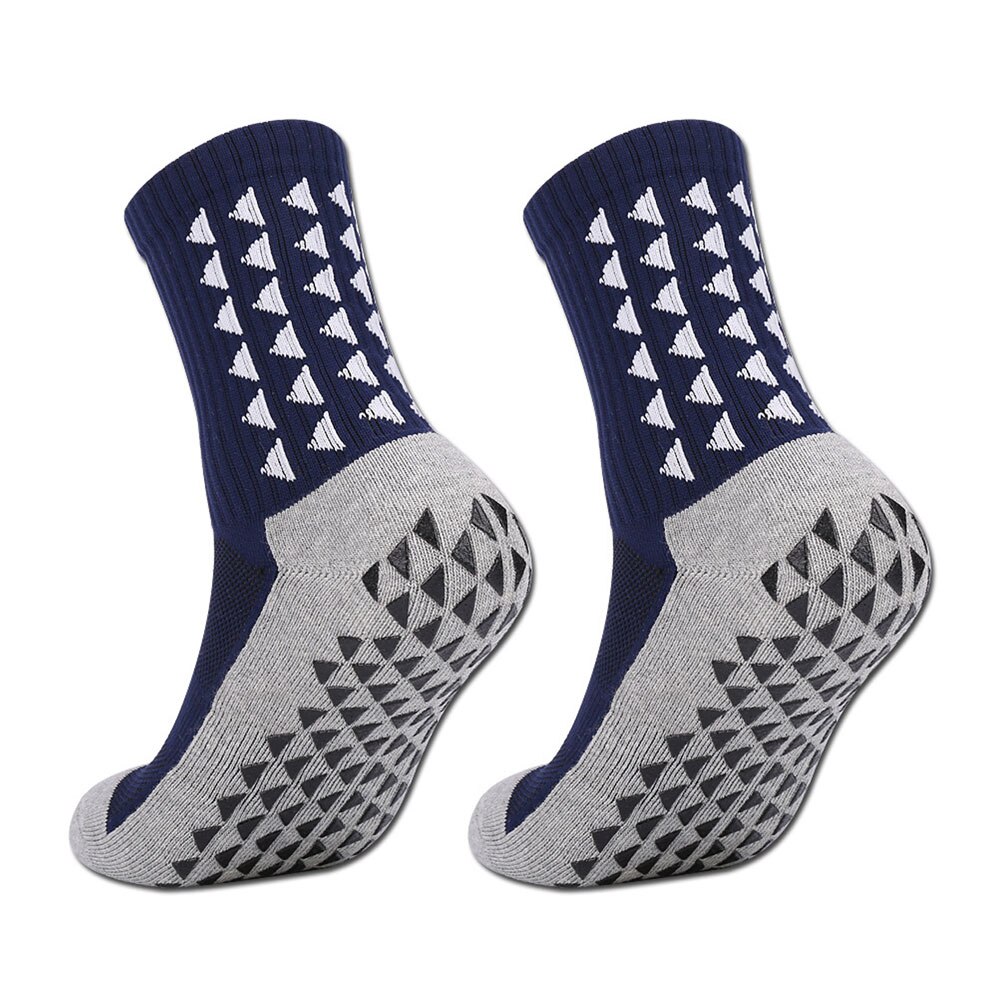Chaussettes d'hôpital antidérapantes, chaussons antidérapants, chaussettes de Football avec poignées, pour adultes, hommes, femmes et personnes âgées: option 4