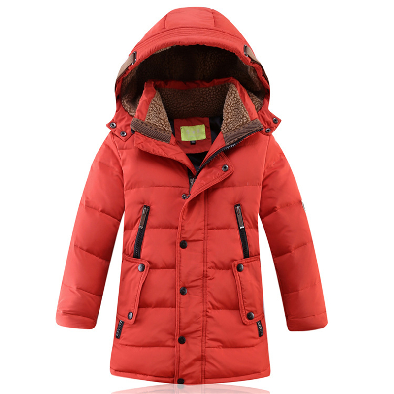 Winter Boys and girls jacket coat children's duck down jacket child coat outwear Boy's down jacket long thick winter jacket