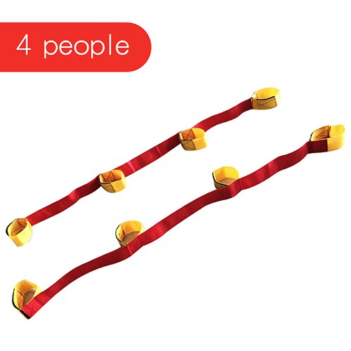 Ruizhi Kooperative Band Wanderer Kinder Schule Spaß Spiele Befestigungs Band Training Requisiten Team Outdoor-aktivitäten Sport Spielzeug RZ1034: 4 people