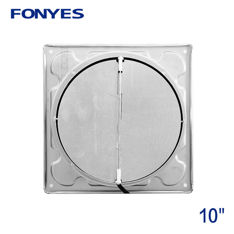 10 inch stainless steel panel fan high speed industrial ventilation fan metal wall exhaust fan kitchen window ventilator 250mm