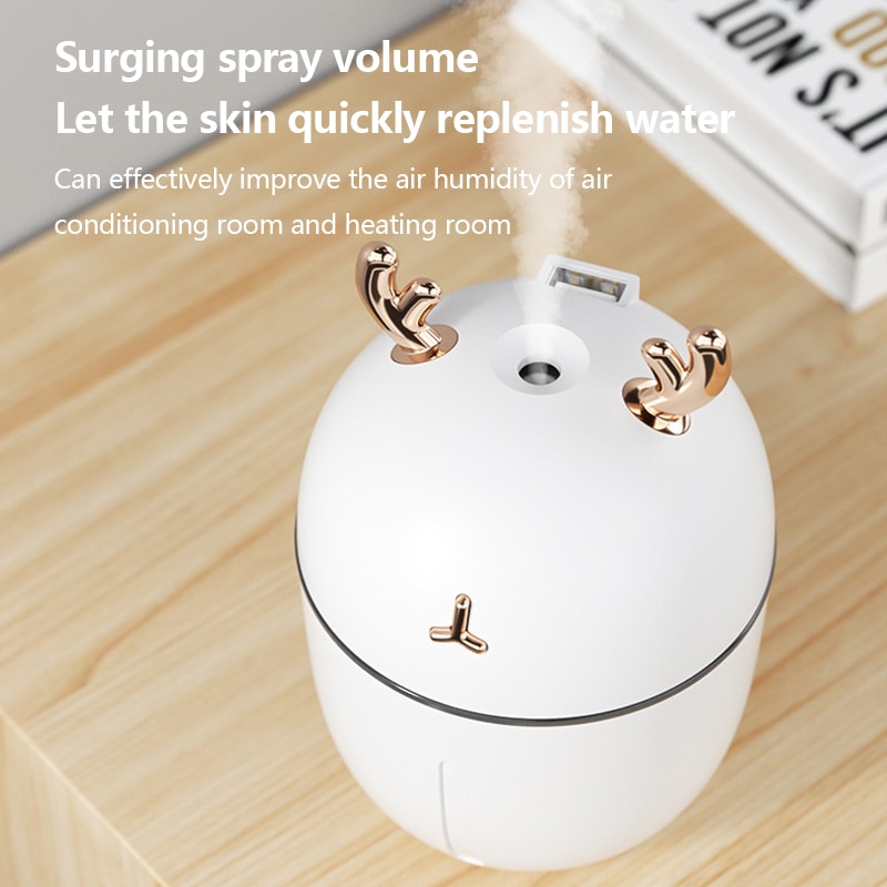 Portable Mini 300ml Humidifier cup USB Ultrasonic Car Aroma Diffuser Mist Maker Air Humidifier Purifier Ultrasonic LED Lamp