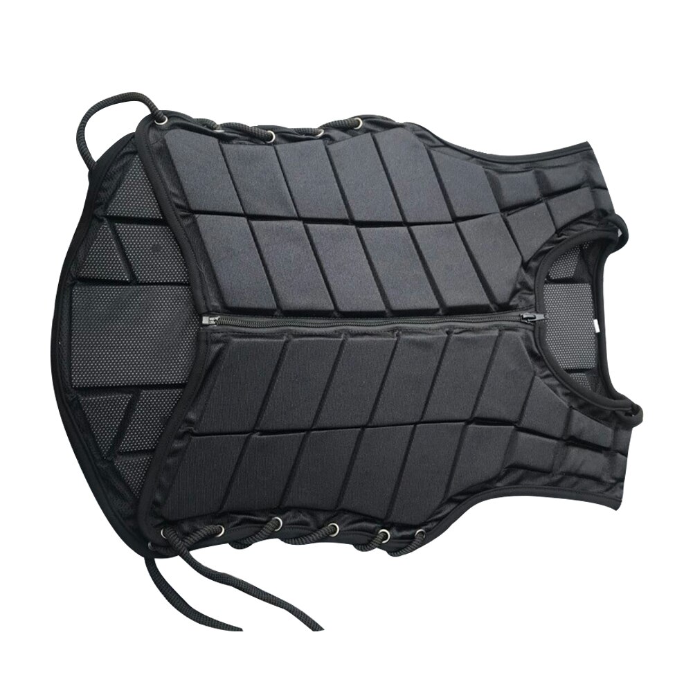 Adult Kids Comfortable Adjustable Body Protector Horse Riding Eventing Vest Shock Absorption Soft Entertainment Protective Gear