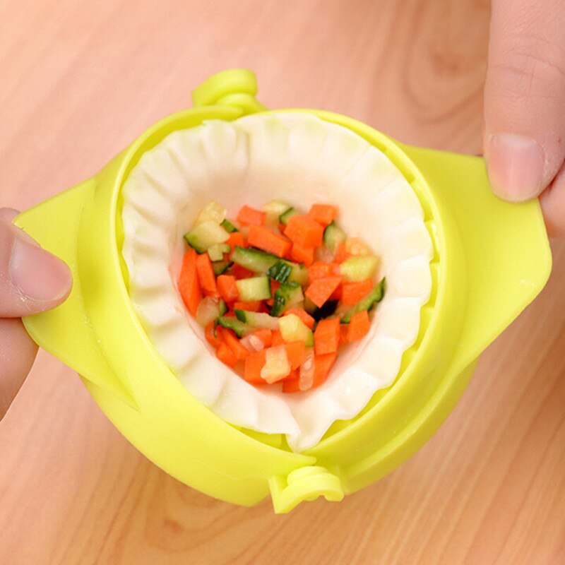 Plastic Dumpling Molds Chinese Food Jiaozi Maker Dough Press Dumpling Pie Ravioli Hand Mould Kitchen Kitchen Tools 9z