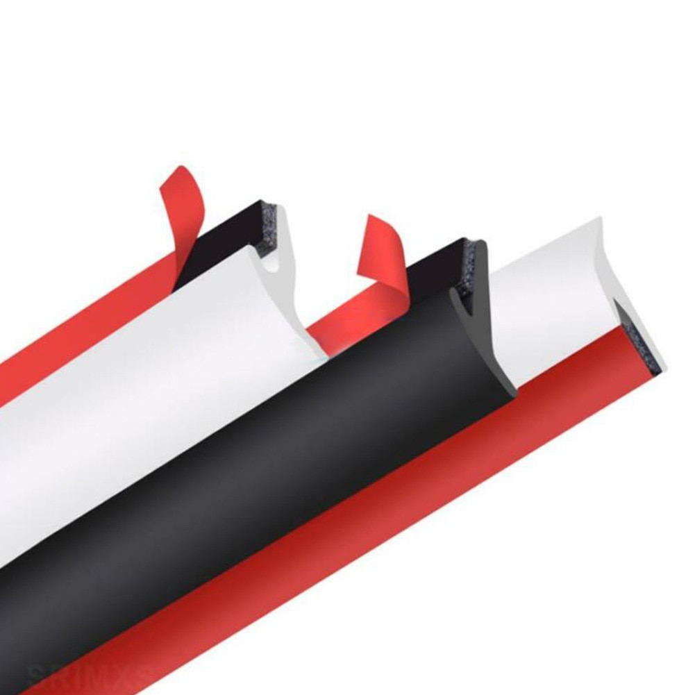 Spill Seal Sealing Strip Slit Sided Tape 5M Car Rubber T-Shaped Weatherproof