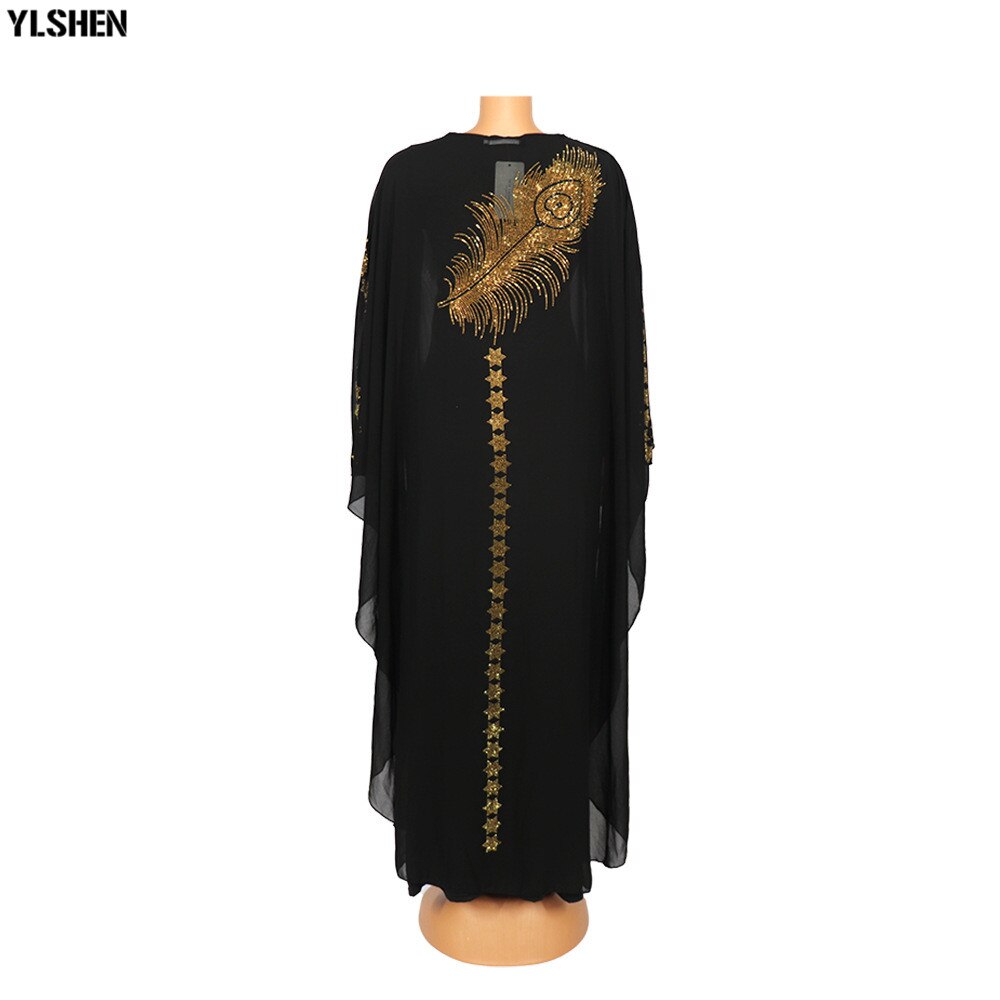 2 Delige Set Afrika Jurk Afrikaanse Jurken Voor Vrouwen Zomer Dashiki Zowel Side Diamond Sjaal Bazin Boubou Gewaad Africaine Kleding