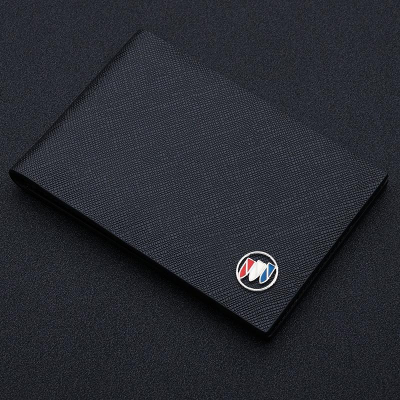 2020 skóra ultra-cienka dla Buick prawo jazdy skórzana okładka na paszport męskie karty kredytowe ID portfel na karty uchwyt Tarjetero: 55