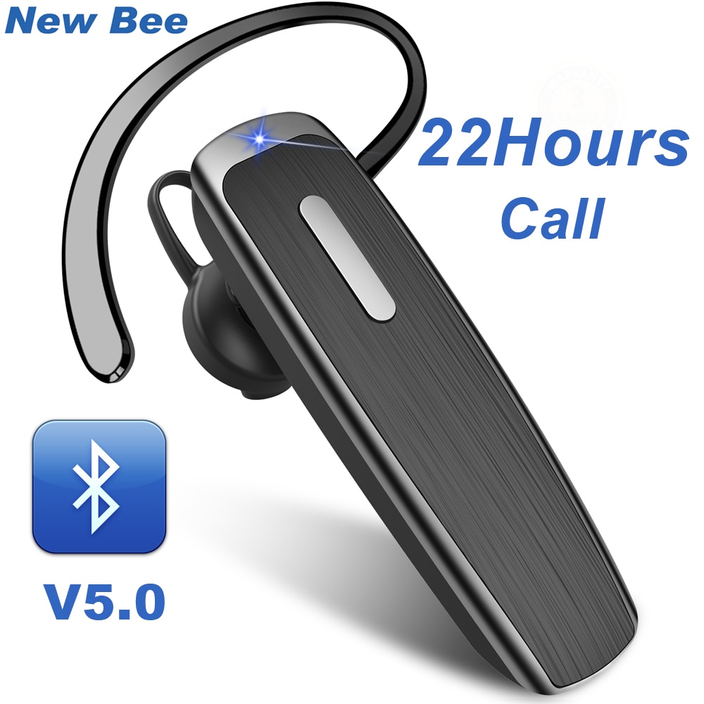 Bee B30 Bluetooth Oortelefoon 22Hrs Praten Draadloze Hoofdtelefoon Met Noise Cancelling Microfoon Handsfree Oortelefoon Headset Voor Telefoon