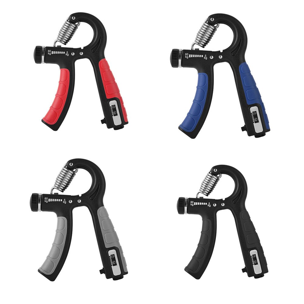 Grip Strength Device Portable Fitness Equipment Trainer Durable 5KG-60KG Countable Finger Rehabilitation Training