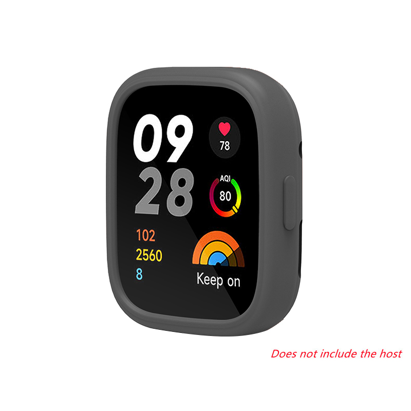 Siliconr rem til xiaomi redmi watch 3 udskiftningsrem redmi watch 3 active dobbeltfarvet blødt tpu + pc-etui armbånd armbånd: Xxxl / Orange