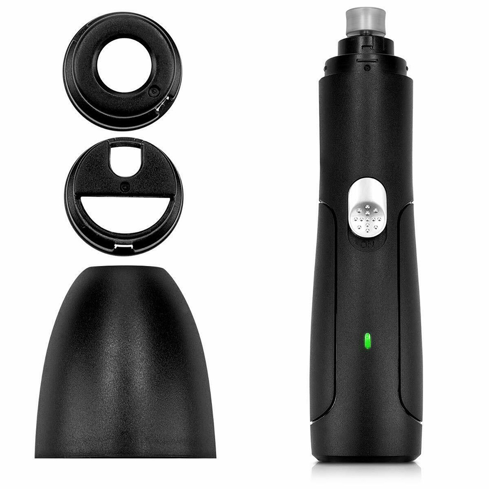 Pet Nail Grinder Electric Rechargeable Trimmer File Clippers with Low Noise