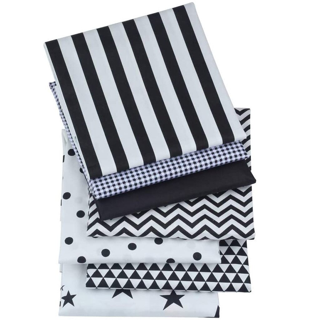 7pcs Cotton Cloth Textile Craft Fabric Bundle Patchwork Fabric Sewing Quilting Floral Pattern Diy Handmade Accessories #T1G