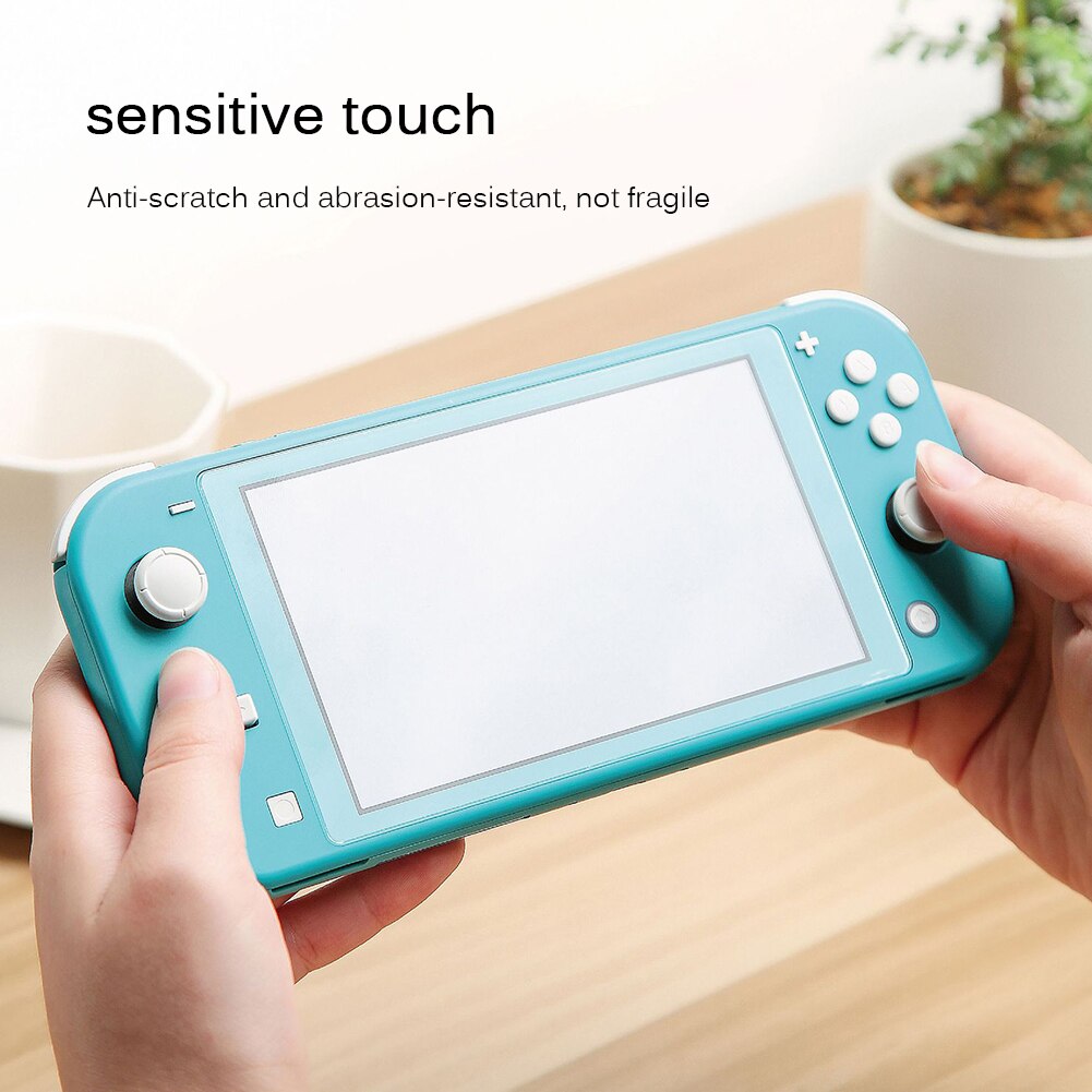 Tempered Glass Good Toughness Strong Endurance Anti Fingerprint Screen Protector for Nintendo Switch Lite Pack 2
