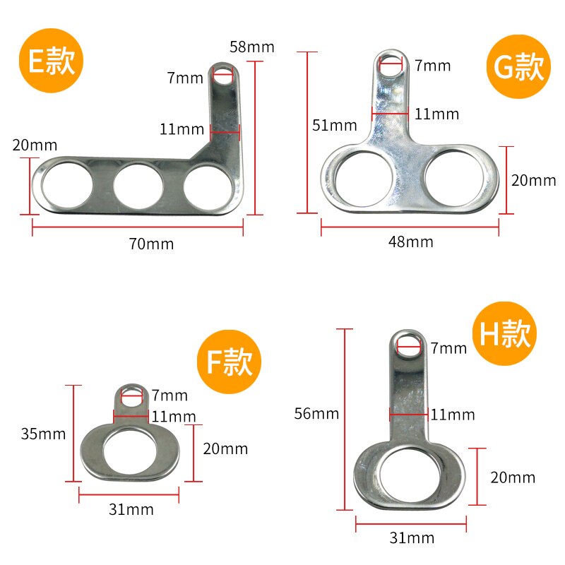 12V Stainless Steel LED Motorcycle Switch ON-OFF Handlebar Adjustable Mount Waterproof Switches Button Fog Light Warning Light