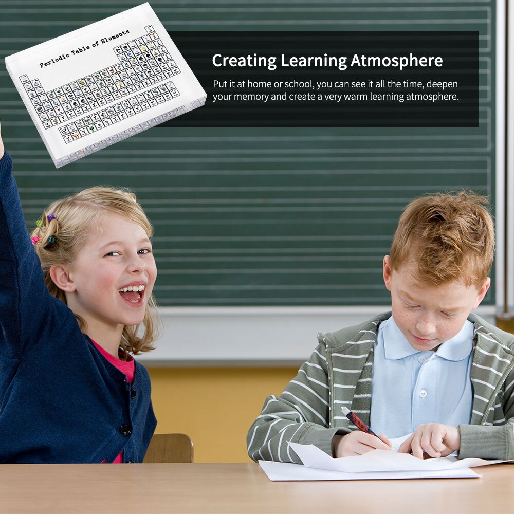 Acrylic Periodic Table Display Kids Teaching School Day Teachers Day Birthday Periodic Table Display With Elements