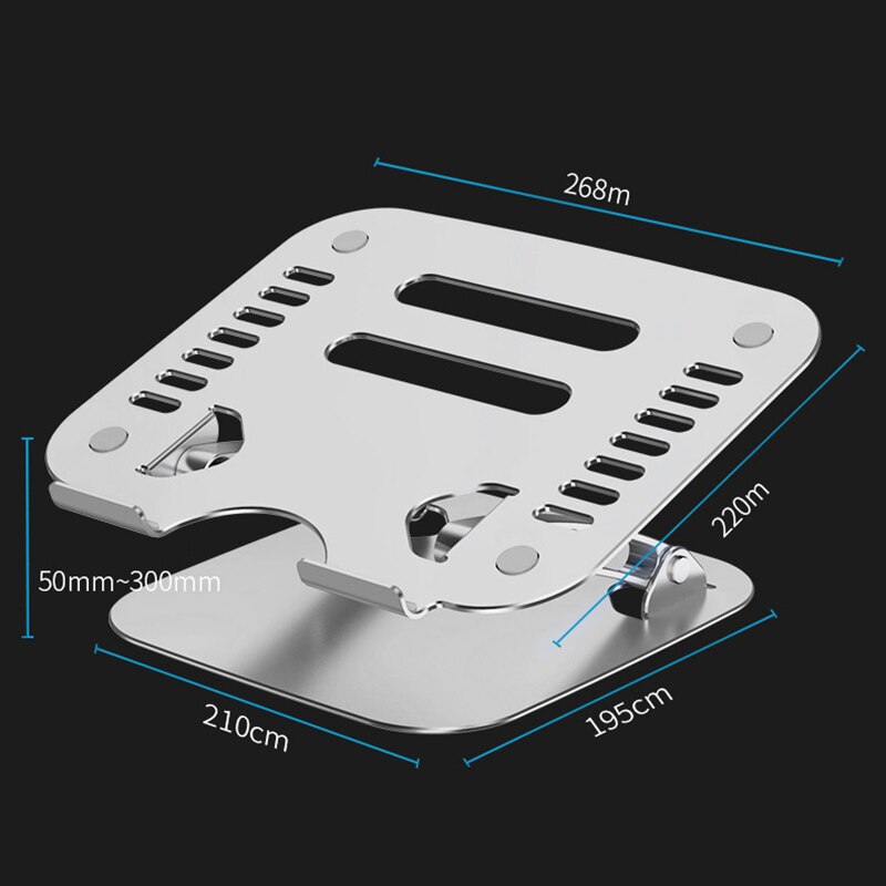 Aluminum Alloy Laptop Stand, Lift Stand Can Be Adjusted At Any Angle to Fold Portable Tablet Cooling Stand