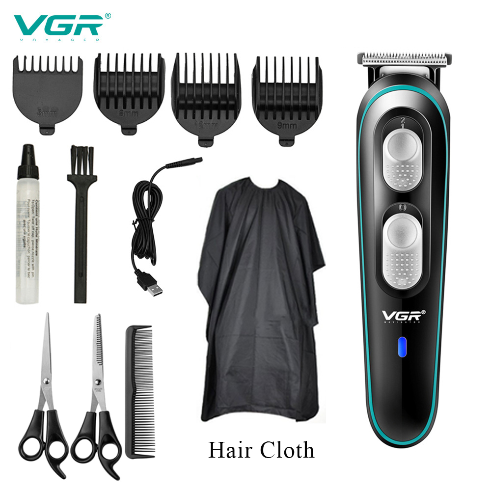 Vgr Tondeuse Usb Elektrische Tondeuse Fine-Tuning En Trimmer Kit Professionele Clipper Oplaadbare Kapper Kapsel Machine: V-055-KIT