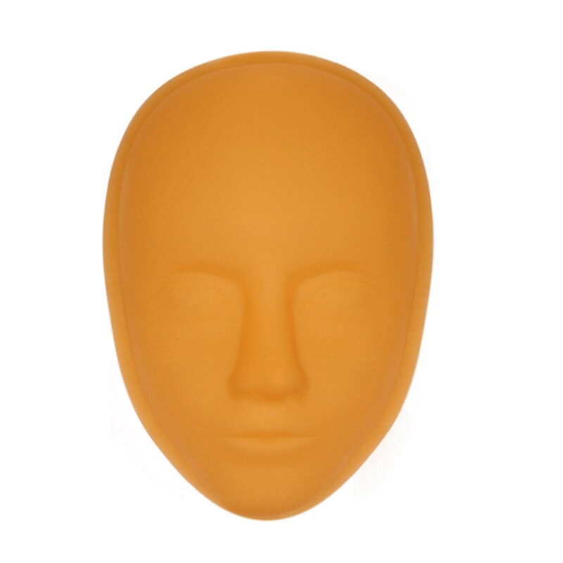 BMBY-1 Set 5D Facial Training Permanent Makeup Lip Face Head &amp; 1 Pcs Mannequin Head Flat Eye Model Training Heads Tool