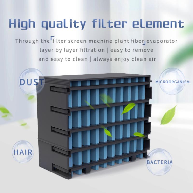 Mini Portable Air Conditioner 3 Speeds 7 Colors Light Conditioning Humidifier Purifier USB Desktop Air Cooler Fan 500 ML Tanks