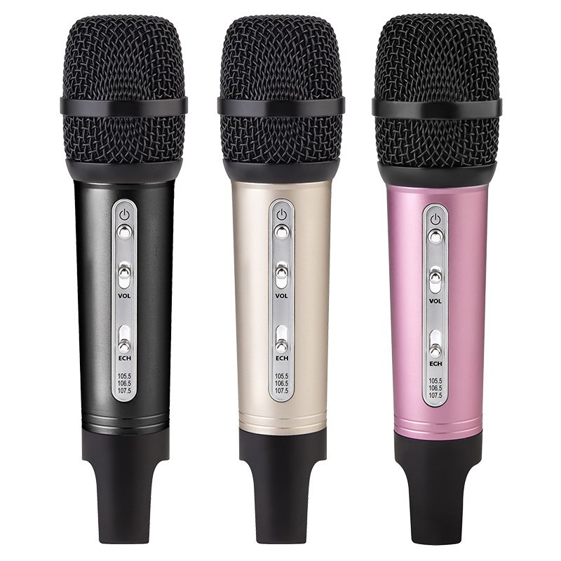 Wired Car Radio Microphone Bluetooth Wireless Karaoke Home Studio Handheld Computer Capacitive Car Microphone