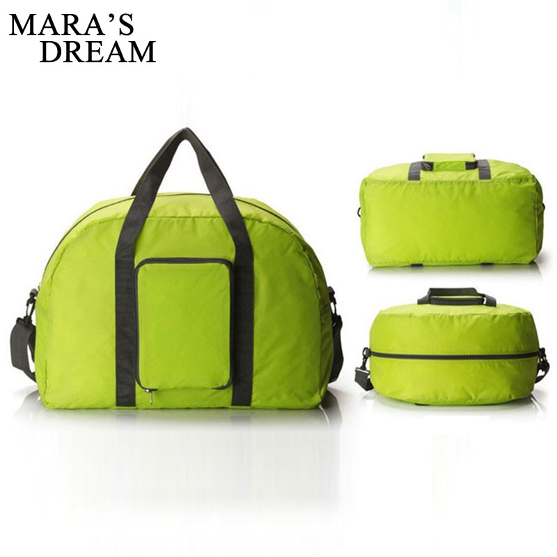 Bolso de mano de impermeable de gran capacidad con acabado plegable para ropa portátil de viaje de sueño de Mara