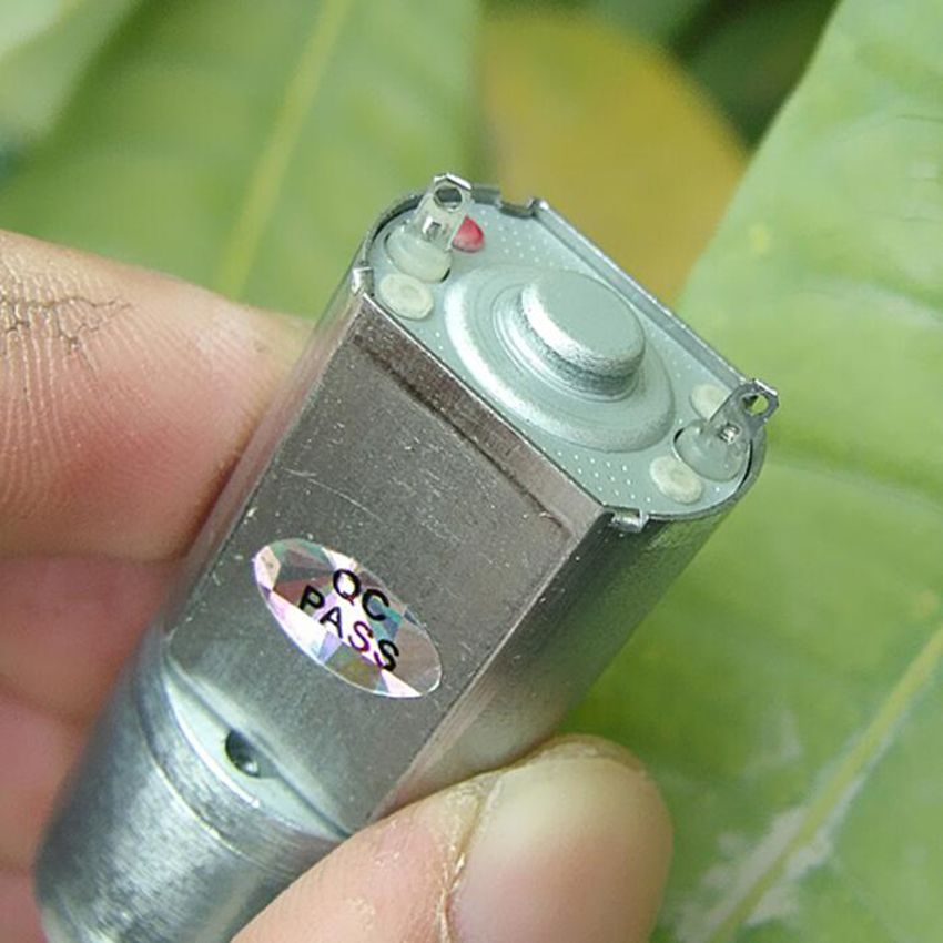 1 stk gearkasse diameter 20mm rene metal gear  dc3v 5v 6v 130 gearmotor lav hastighed 27 rpm gearmotor