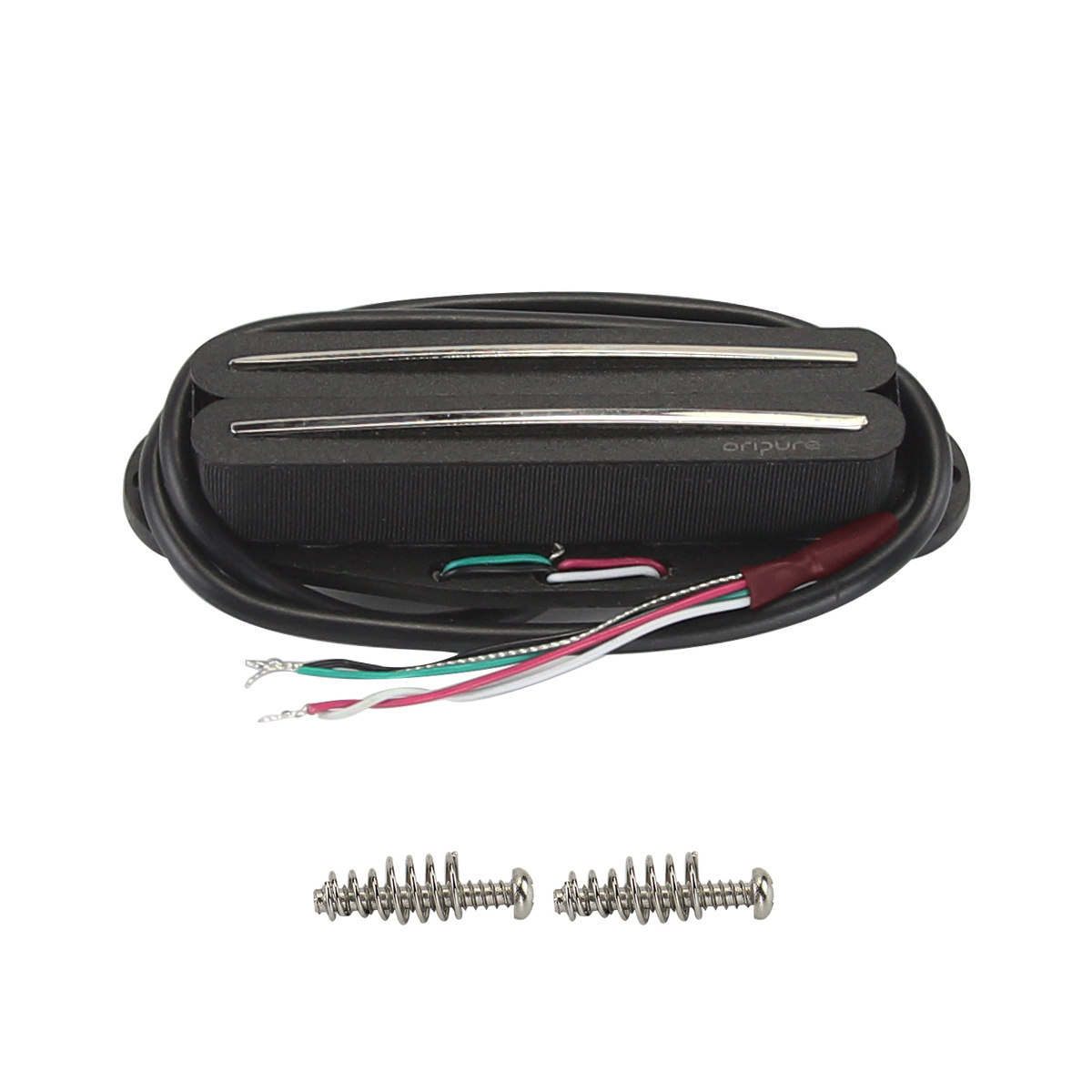 OriPure PB5 Alnico 5 Dual Rails Humbucker Guitar Pickup for ST Guitar: Light Grey