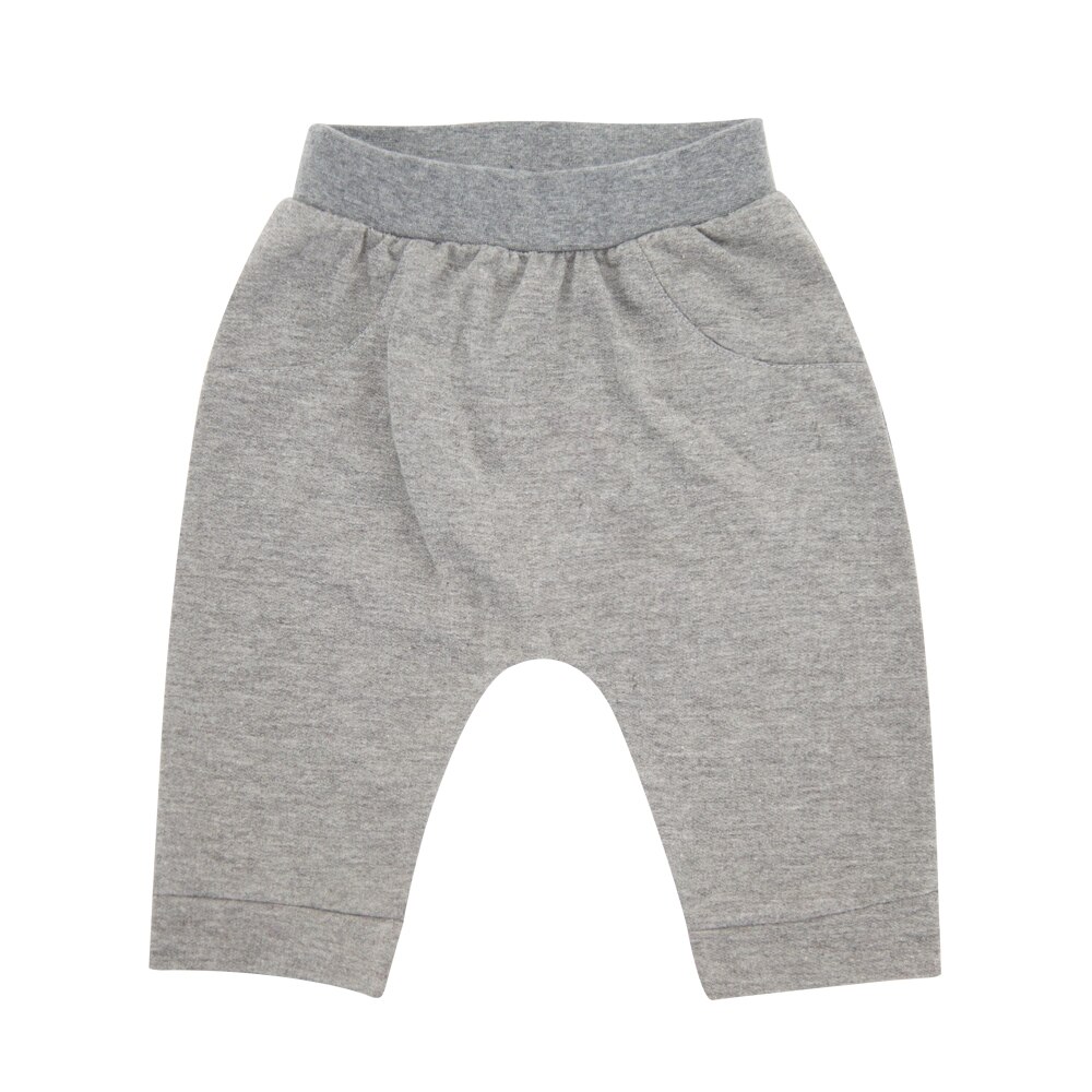 Honeyzone Baby Pants primavera estilo gris algodón Sexless Harem Pants para niños Baby Boy Leggings KidsTrousers