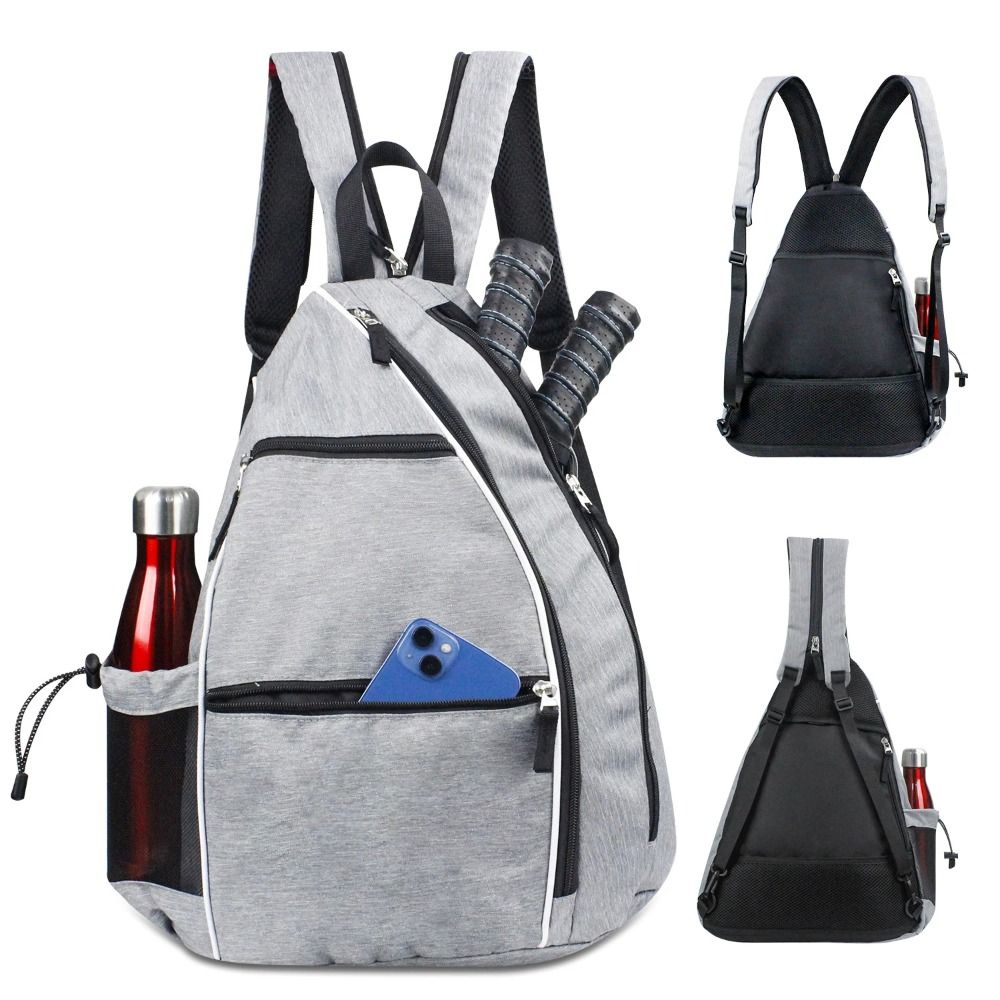 Portable Adjustable Pickleball Rackets Backpack Tennis Racquetball Pickleball Paddle Bag Sports Pickleball Bag Men Women
