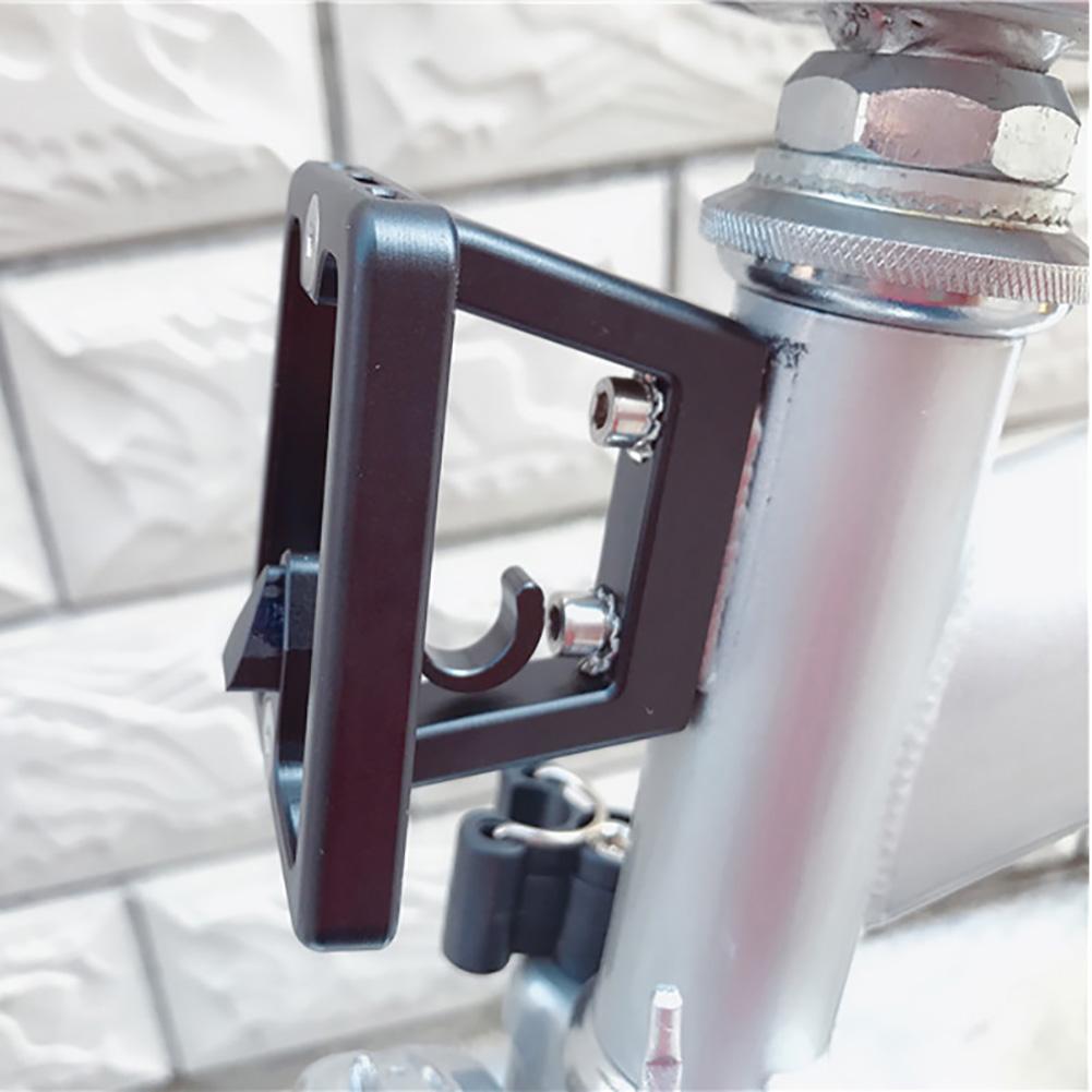 Aluminum Alloy Folding Bike Front Carrier Block Bag Bracket Holder for Brompton Bicycle Bag Cargo Rack Front Carrier Block