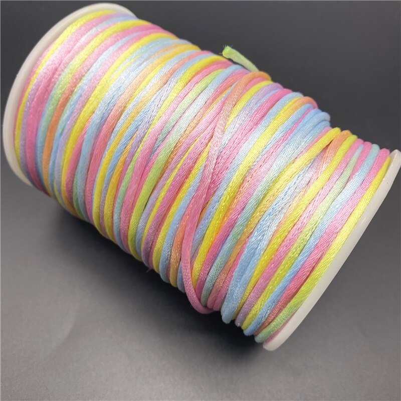 5yards 2,5mm Bunte Schnur Seil Gewinde Chinesischen Knoten Macrame Schnur Armband Geflochtene String DIY Quasten Perlen Für Shamballa: 04