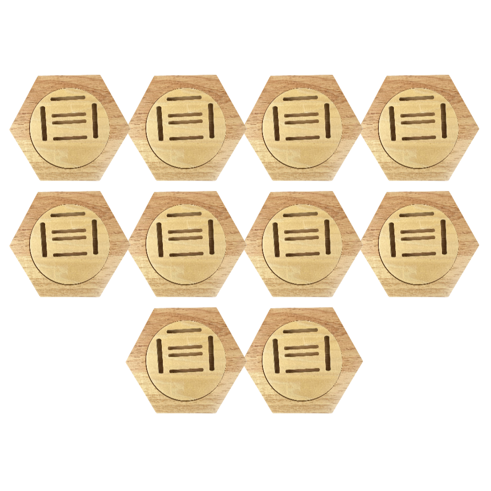 10-1PC Medal Holder Display - 1 Pack Hexagonal Honeycomb Medal Display Stand: army green