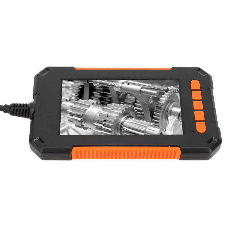 Industrial Endoscope 4.3in Screen 1080P Borehole Inspection Camera Waterproof Snake Camera with 8 LED Light 8mm Probe Diameter