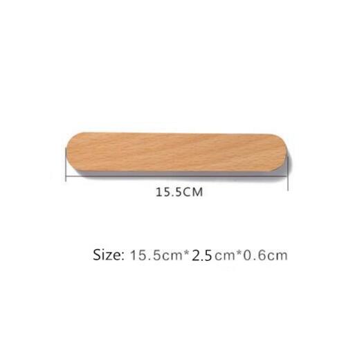 Solid wood key holder Wall hanging Wood wall hanging Car keys Multifunctional suction magnetism Walnut Beech: 03        L