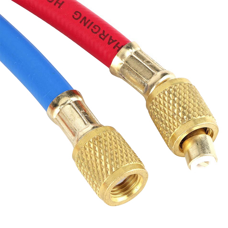 1,5 M 600Psi 1/4 pulgadas aire acondicionado tubo fluorado coche aire acondicionado refrigerante herramienta de adición
