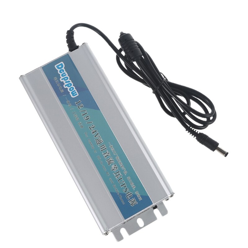 UPS Uninterrupted Power Supply 15000mAh 55Wh with DC 5V/12V/19V/24V Output for Wireless Router Laptop PC Smartphone