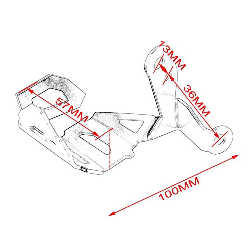 for KTM 1050 1190 1290 Super Adventure R Motorcycle Front Brake Pump Fluid Reservoir Guard Oil Cup Cover