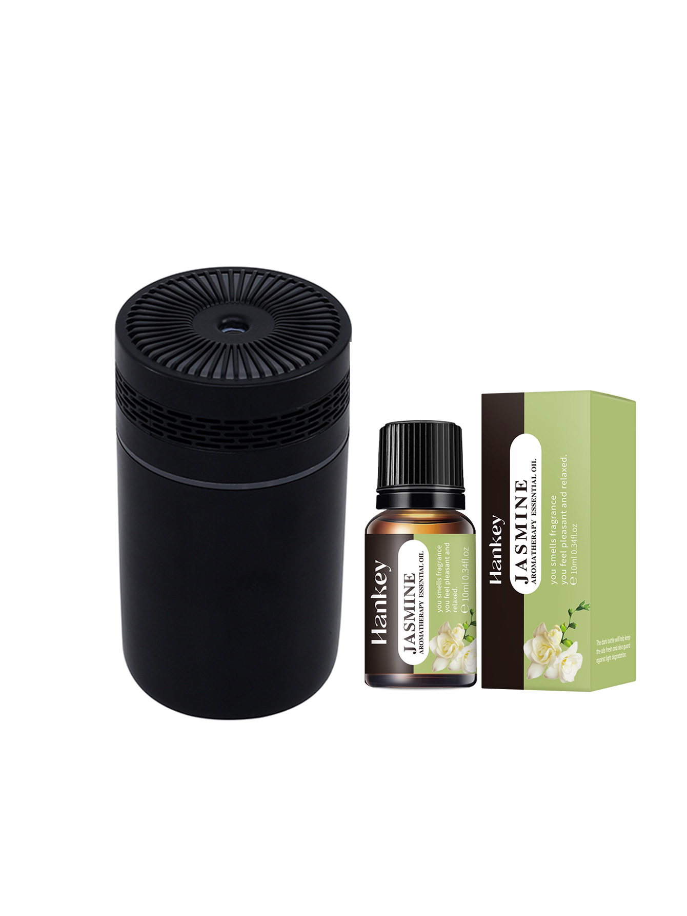 Auto-Luftbefeuchter, tragbarer Mini-Spray-Luftbefeuchter mit LED-Licht, USB-betriebener Aromatherapie-Öldiffusor für Schlafzimmer und Reisen: Ziegel Rot
