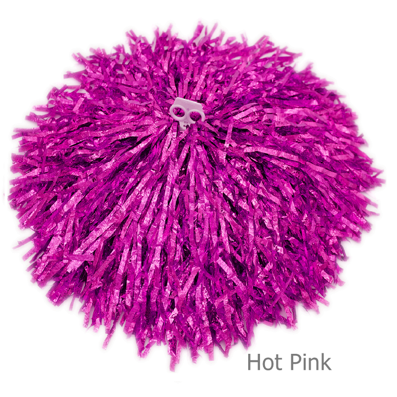 1 stks Cheerleading Pom Poms voor Voetbal Basketbal Wedstrijd Cheerleading pompons cheerleader cheerleading metallic pompom Zilver