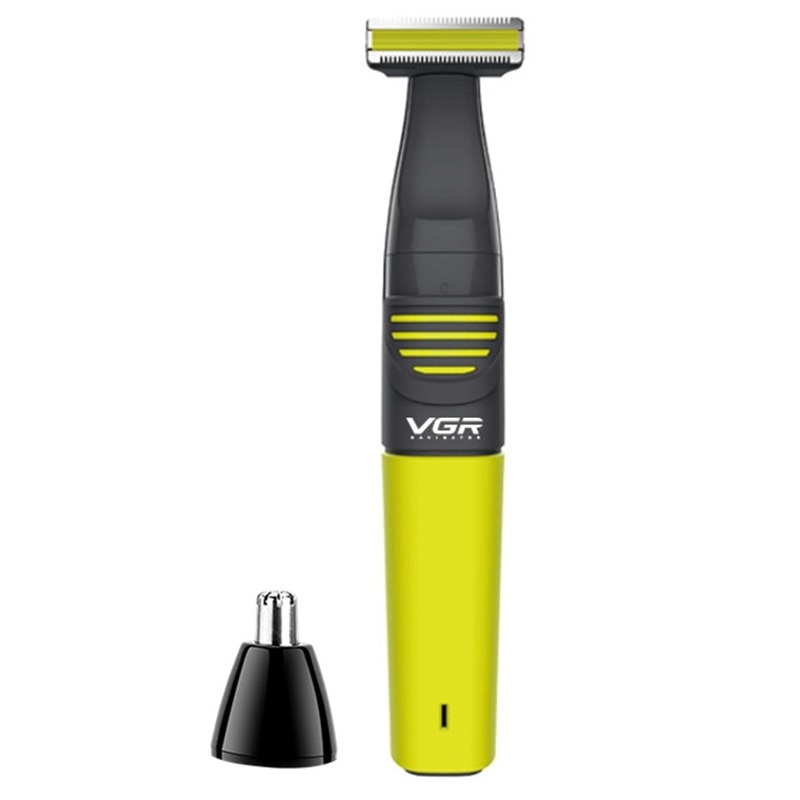 one blade washable beard trimmer for men hair trimmer facial mustache body electric hair cutting machine edge grooming kit