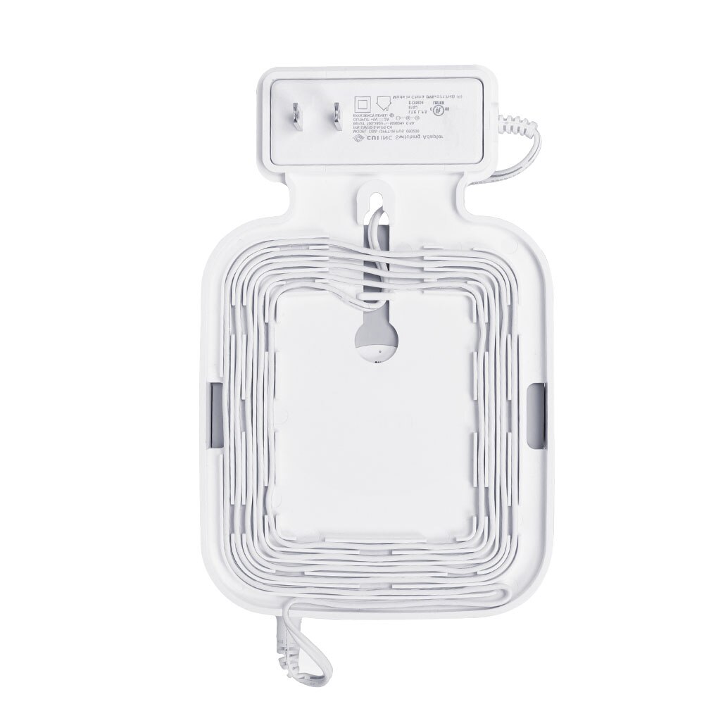 Vægmonteringsholder til samsung smartthings hub(us-stikversion) robust stilfuldt vægbeslag smart kabelarrangement hvid