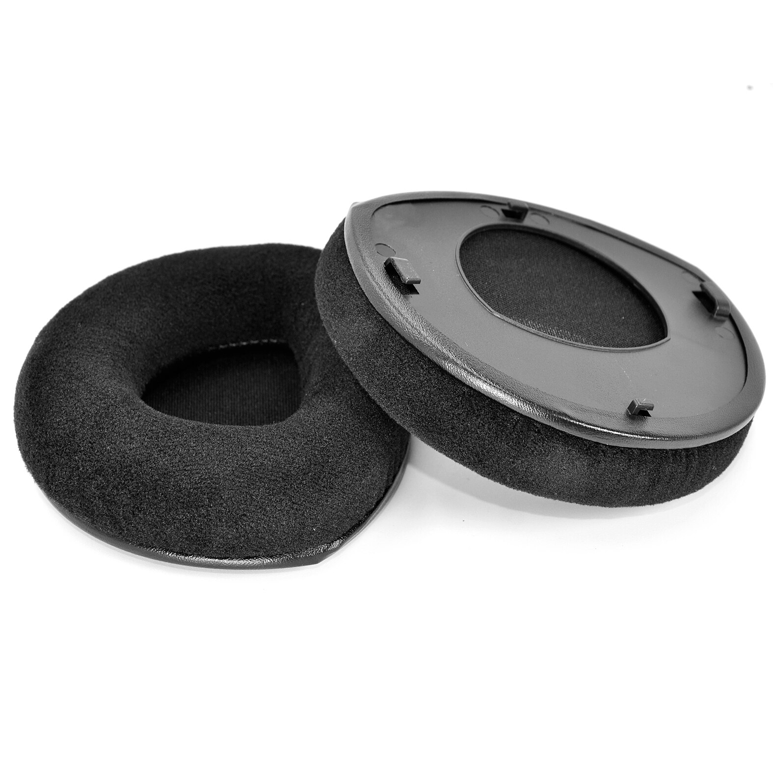 Neue Ersatz Ohr Pads Schwamm Velours Kissen Ohrpolster Ohrenschützer mit Kopfhörer für Sennheiser HDR 160 170 180 Kopfhörer: Velour