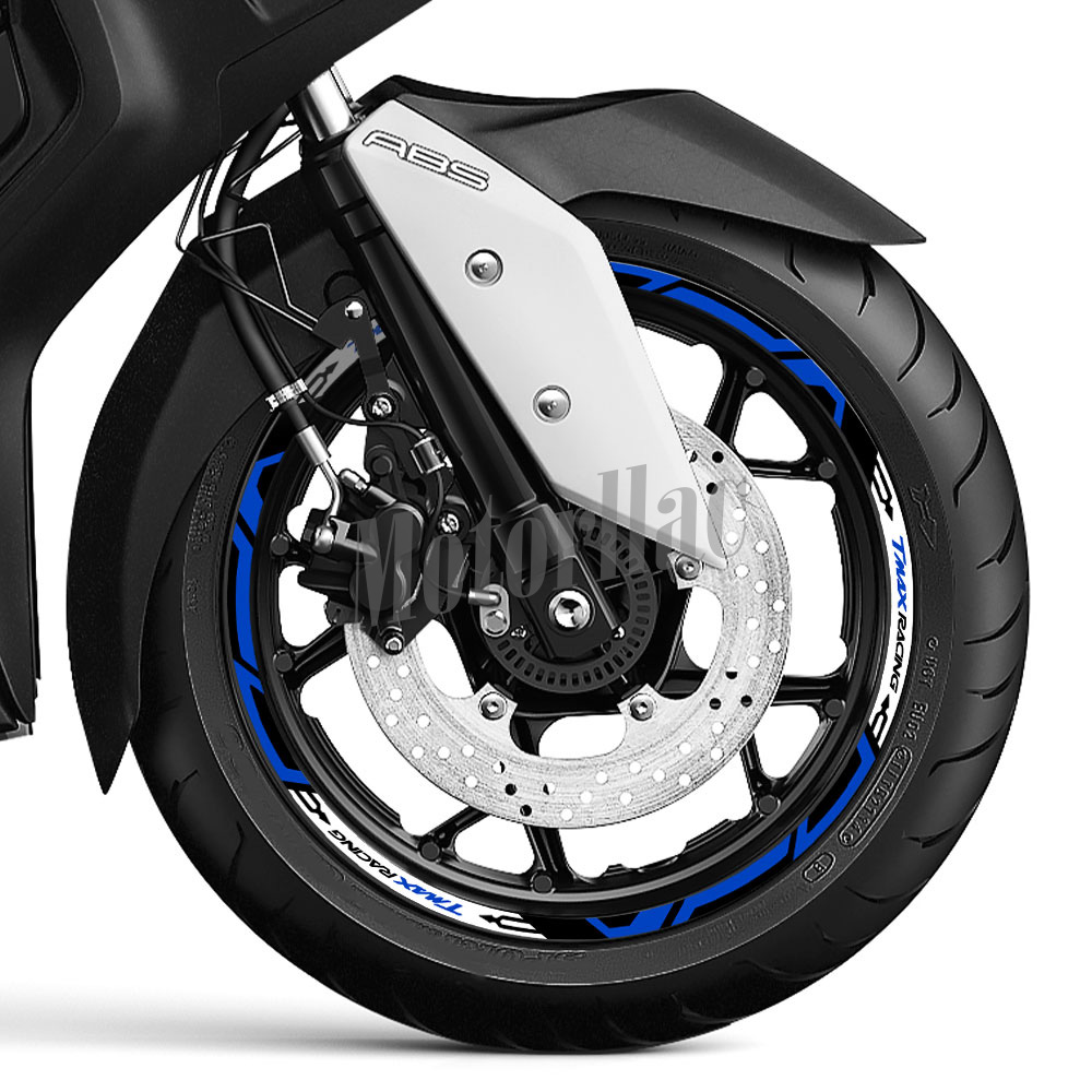 Para TMAX 500 530 560 tmax 2023 pegatina reflectante para llanta de motocicleta calcomanía Scooter raya cinta accesorios impermeable