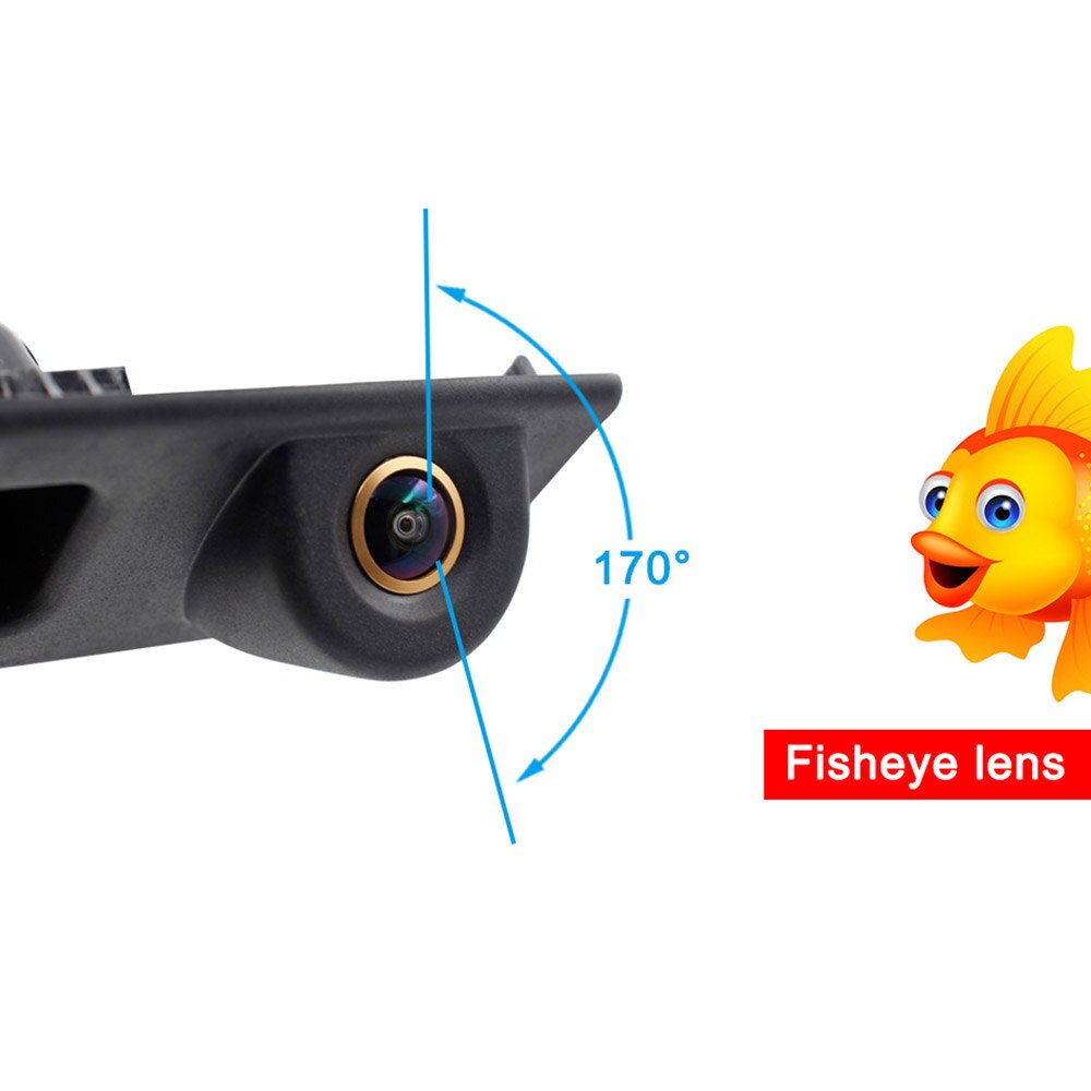 Kofferbak Handvat 1080P Fisheye Auto Achteruitrijcamera Voor Bmw 2 3 5 7 Serie X1 X3 X4 X5 f30 F32 F36 F10 F11 F25 F48 Parkeergelegenheid Reverse